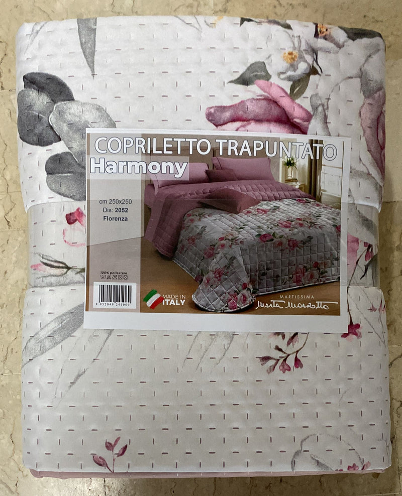 Trapuntino Marta Marzotto Harmony in stampa digitale double-face matrimoniale