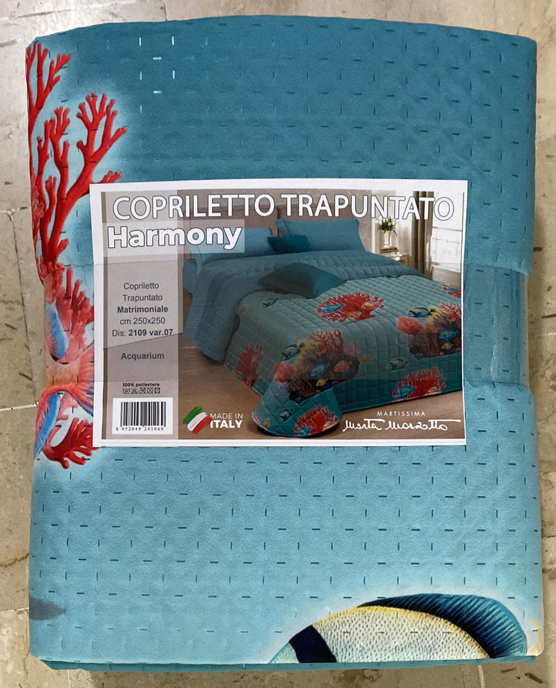 Trapuntino Marta Marzotto Harmony in stampa digitale double-face matrimoniale
