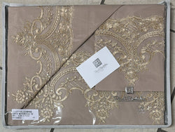 Coppia lenzuola Renato Balestra Alba  con pizzo rebrodè 100% puro cotone matrimoniale