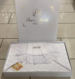 Coppia lenzuola Pizzi e Merletti ROSE 100% cotone