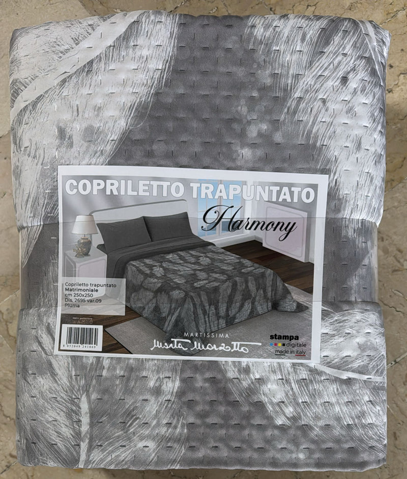 Trapuntino Marta Marzotto Harmony in stampa digitale double-face matrimoniale