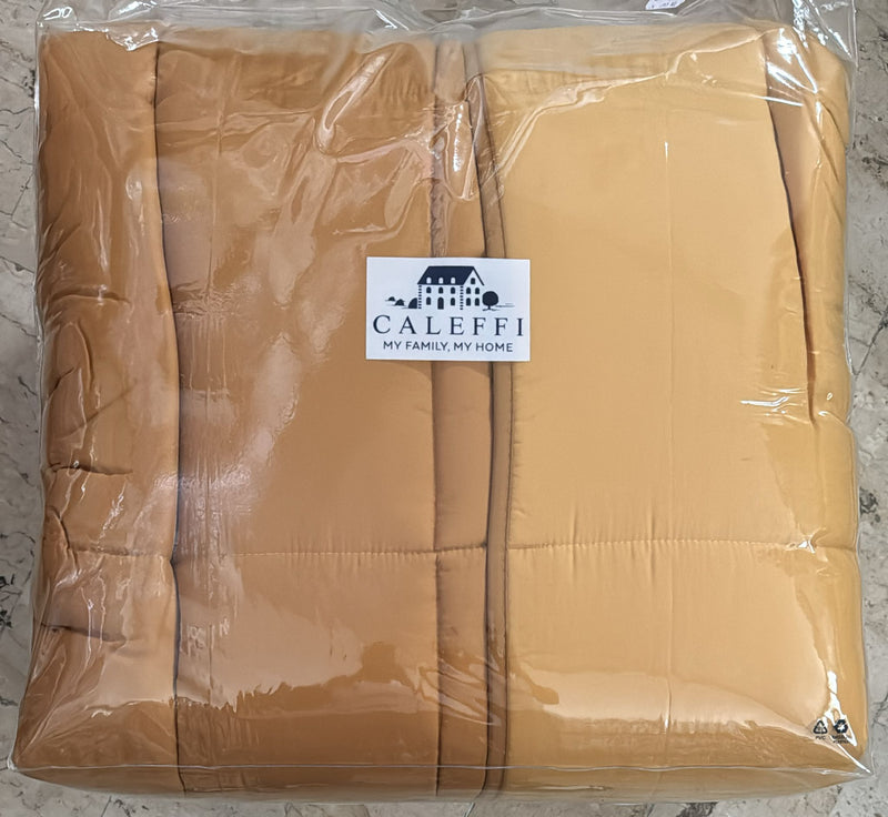 Trapunta Caleffi Modern tinta unita double-face varie misure disponibili