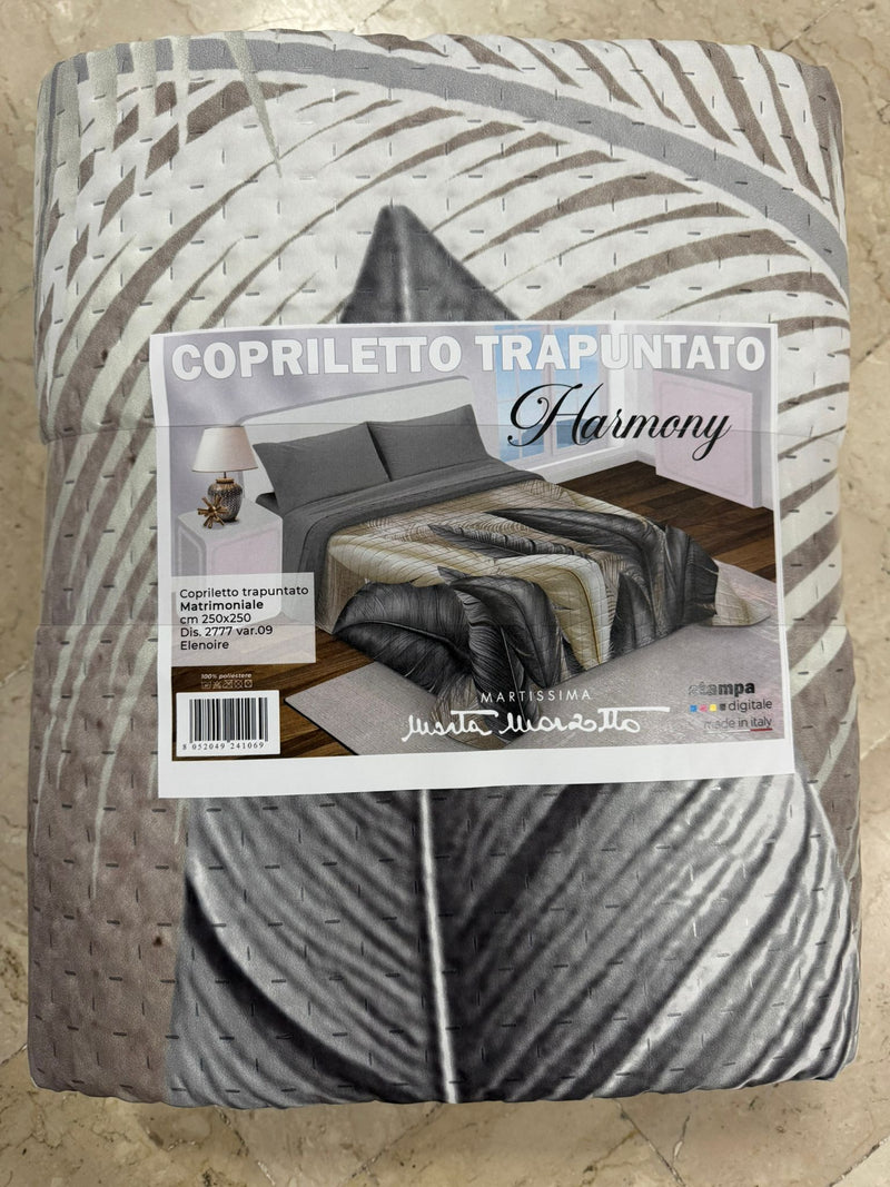 Trapuntino Marta Marzotto Harmony in stampa digitale double-face matrimoniale
