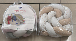Cuscino treccia paracolpi culla Irge