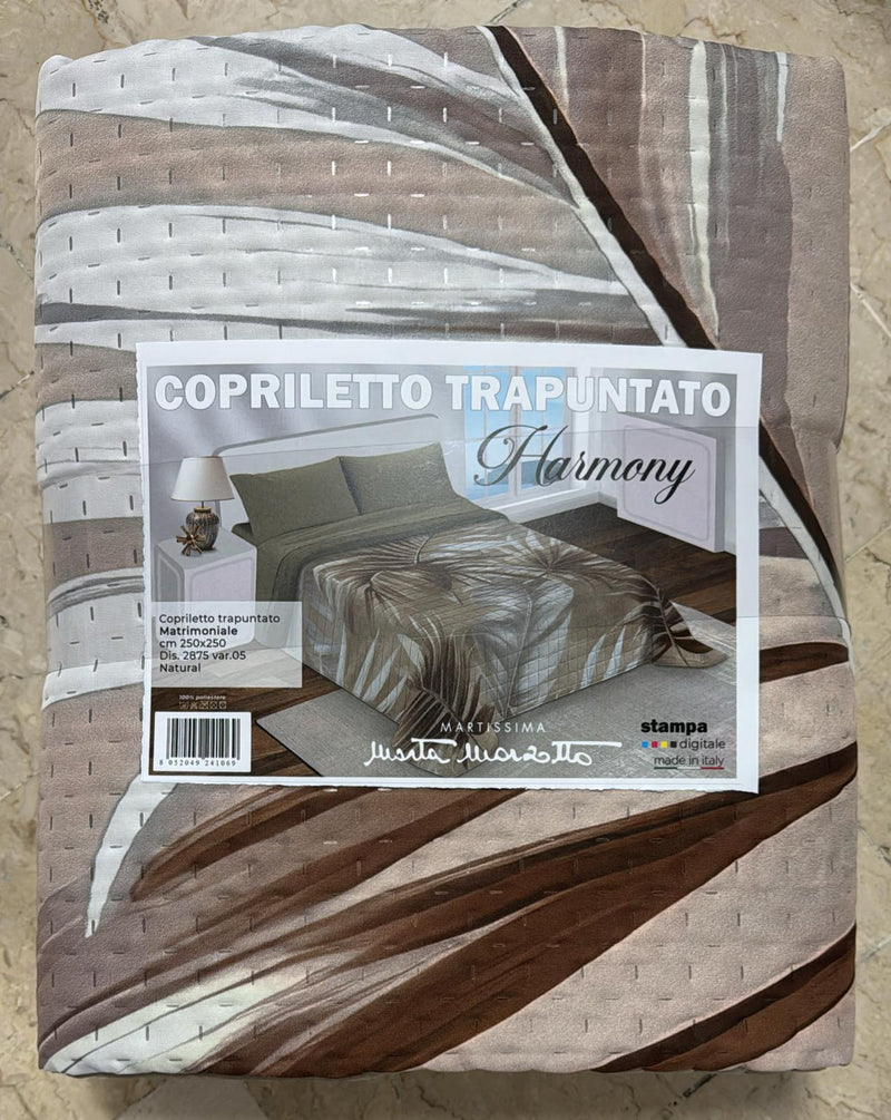 Trapuntino Marta Marzotto Harmony in stampa digitale double-face matrimoniale